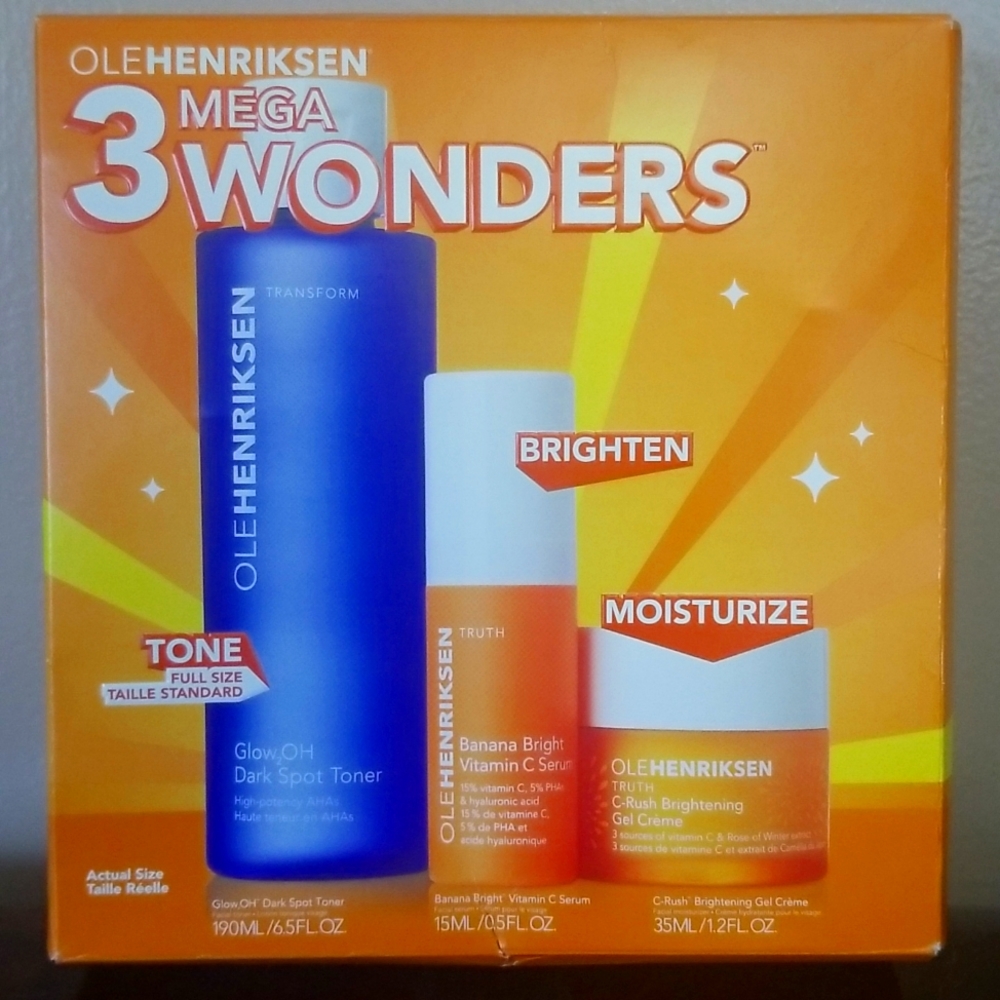 Ole Henriksen 3 Mega Wonders Set NIB